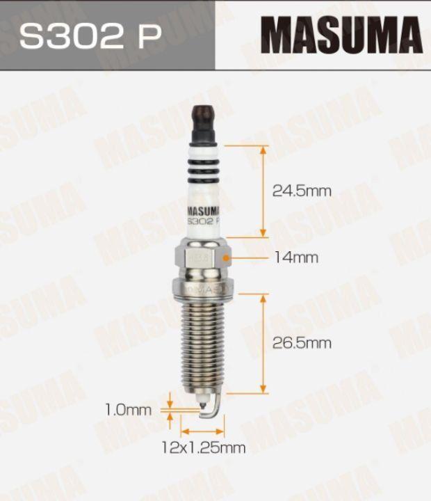 Bujías Iridio Masuma Pack 4 Para Nissan Kicks 1.2L S302P-2