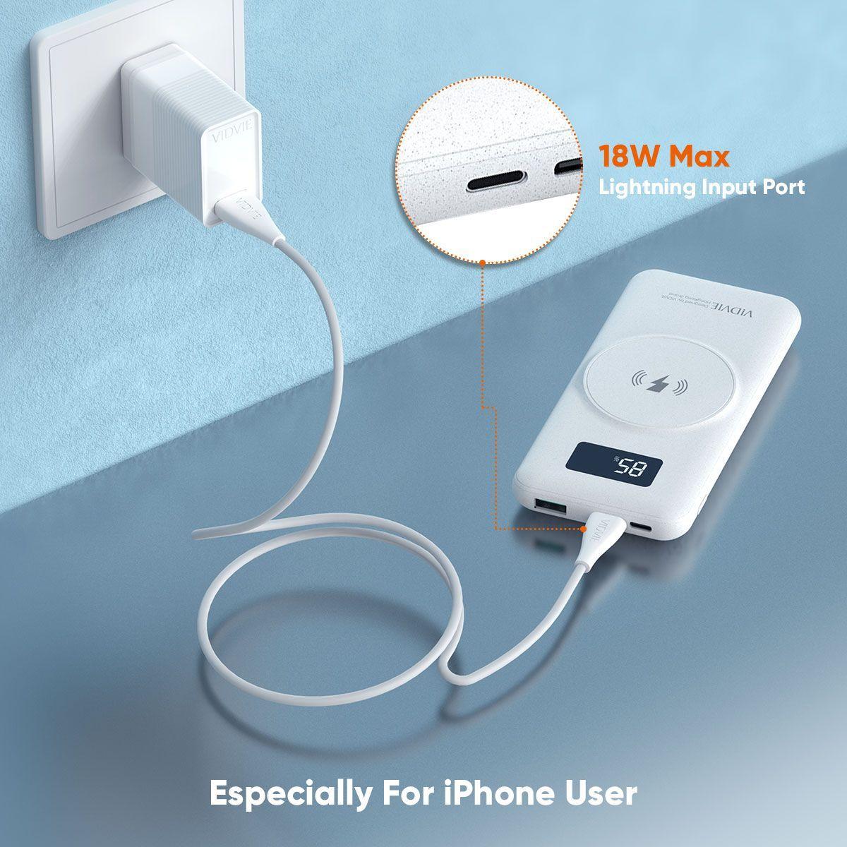 Powerbank Portátil Vidvie 10000mah PB765-2