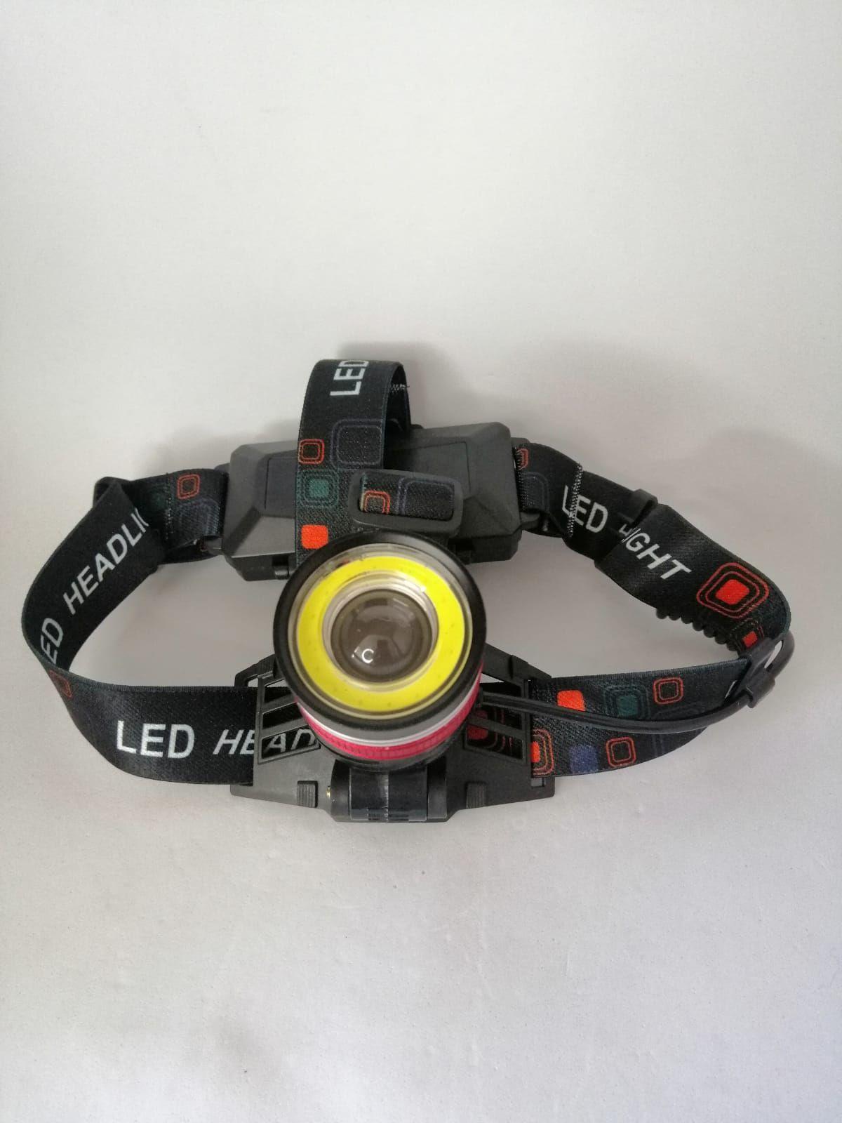 Linterna Led Minero Frontal Cabeza Cintillo 1800 Lúmenes…-6