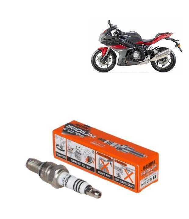 Bujías Iridio Masuma Pack 4 Para Motos Benelli Bn302R M103I-0