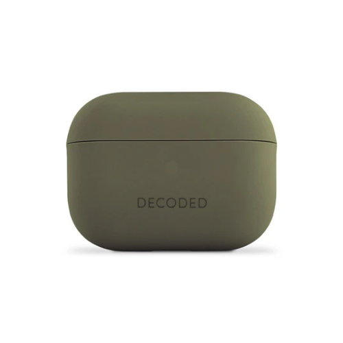 Funda Silicona Decoded Compatible con  Airpods Pro 2/ 1 Gen Verde Olivo-0
