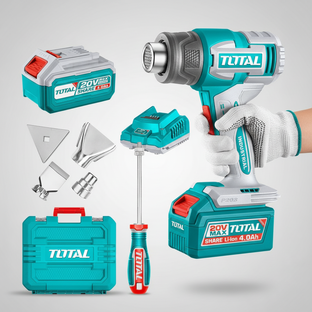 Pistola De Calor Inalámbrico 20V Total-0