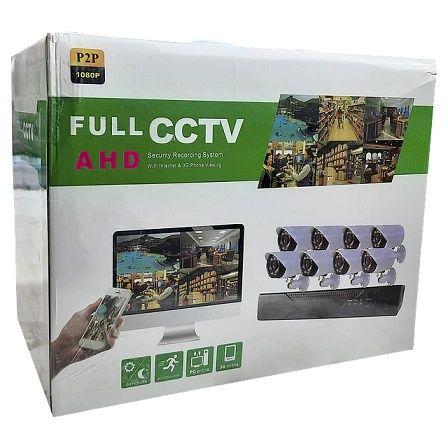 Kit CCTV con 8 Cámaras Full AHD 1080p P2P-2