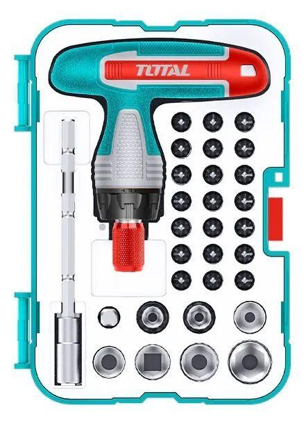 Set Destornillador Mango Tipo T 31 Piezas Tacsd30316-1