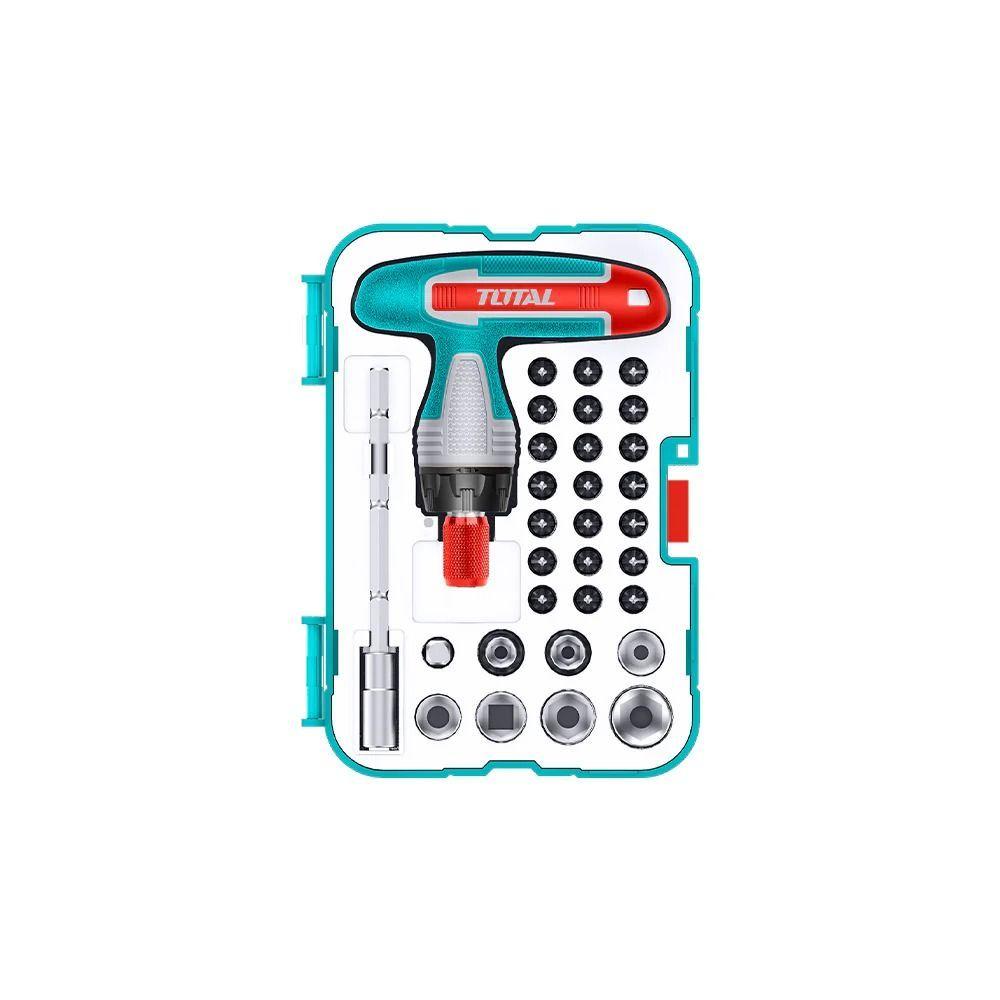 Set Destornillador Mango Tipo T 31 Piezas Tacsd30316-7