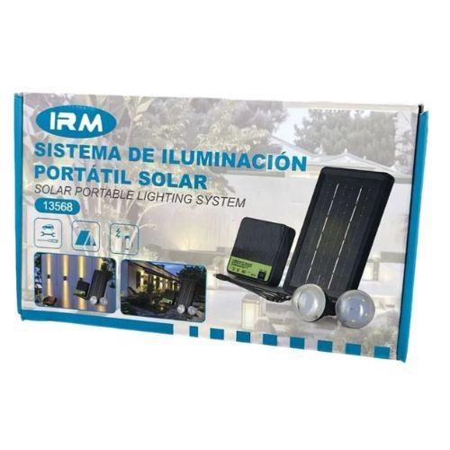 Kit De Iluminación Solar Portátil Ampolletas Camping-3