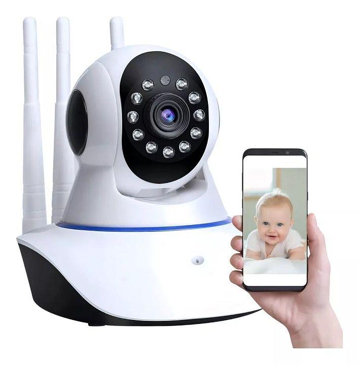 Cámara Seguridad Wifi 5G IRM IP66 Tres Antenas-2