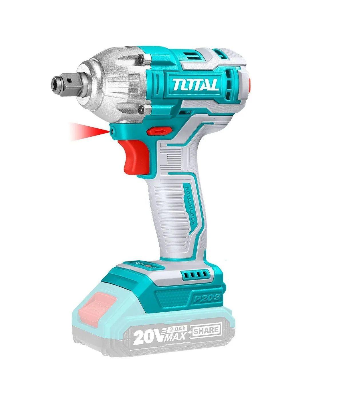 Llave Impacto Y Atornil Inalamb 20V Total-0