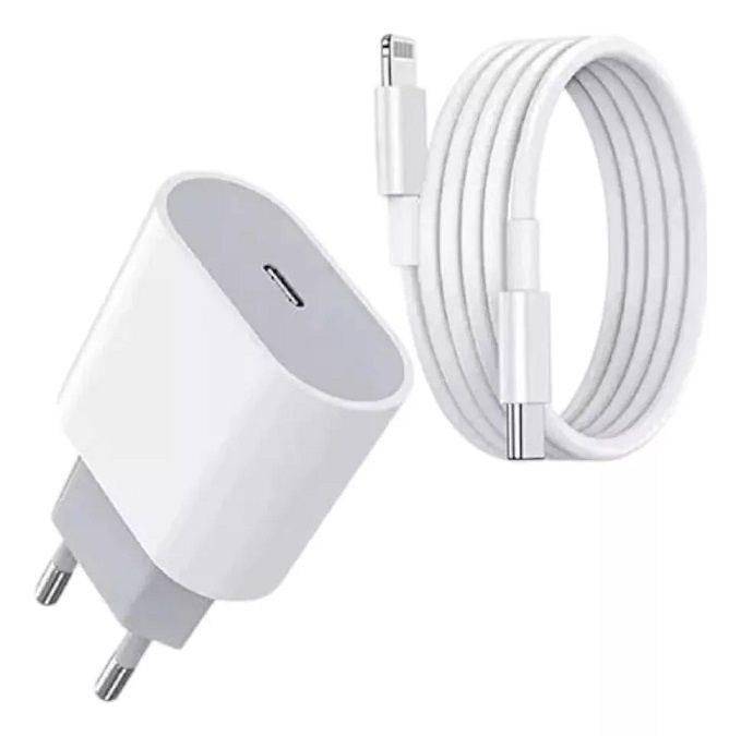 Cargador Compatible iPhone 14 13 12 11 Usb-c A Lighting 25W-0
