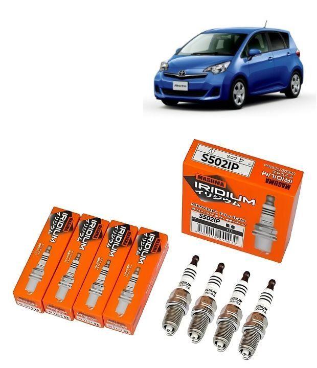 Bujías Iridio Masuma Pack 4 Para Toyota Ractis 1.3 2010-2013 S502IP-0