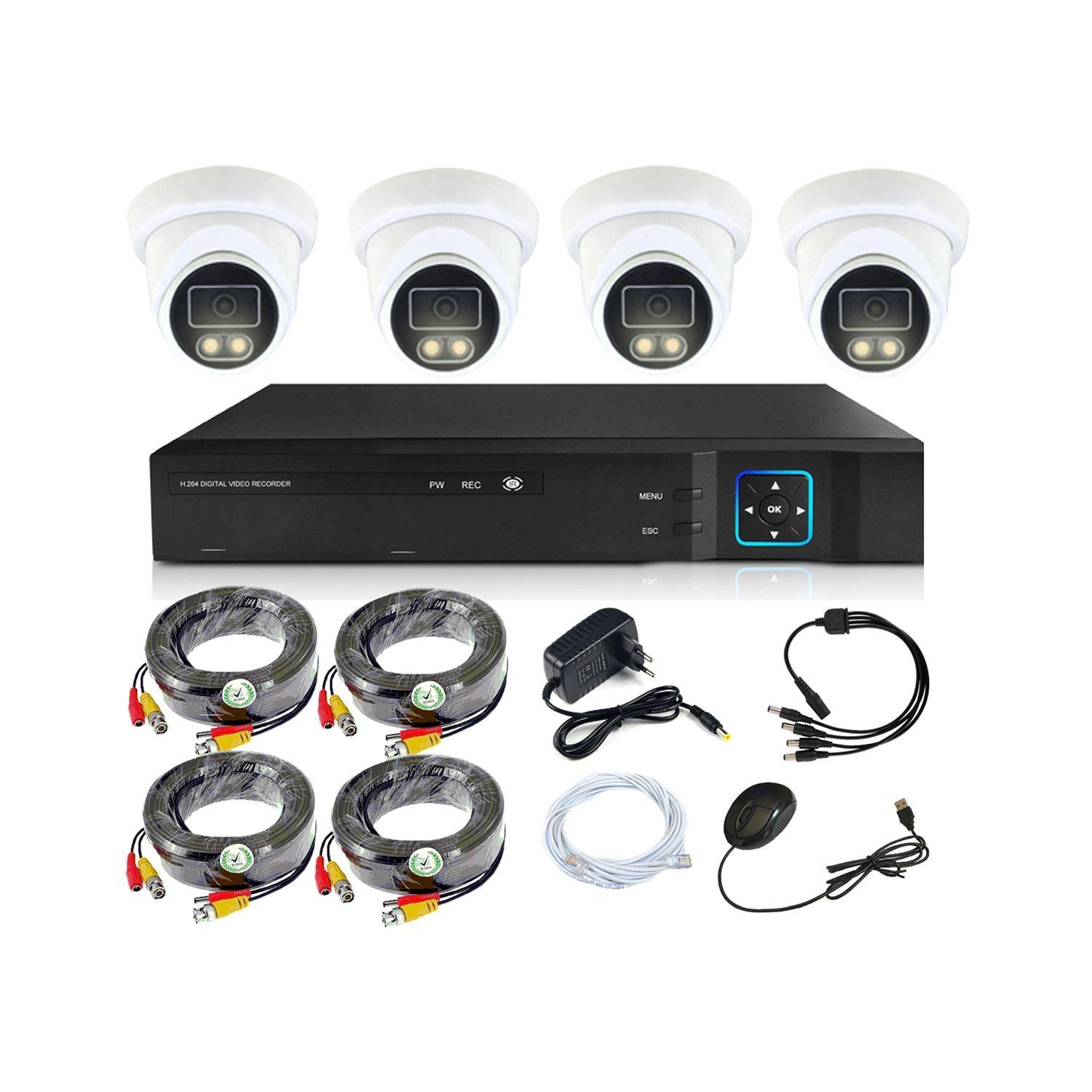 Kit 4 Cámaras Interior I45H Full HD-0