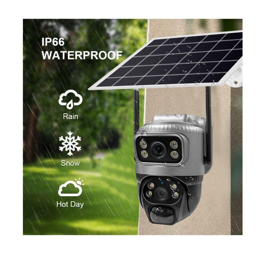 C mara Seguridad Solar IP Wifi Exterior Full HD 3 MP Rob tica Modelo IPS1300-3