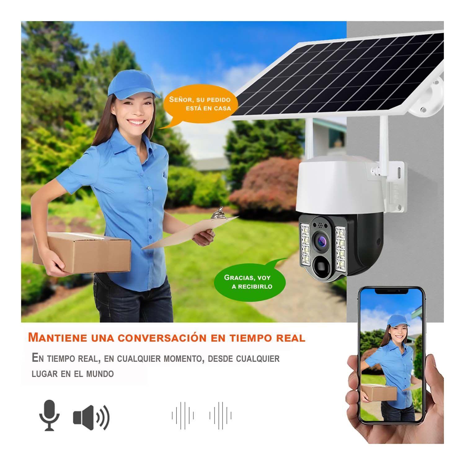 Pack 2 C maras Seguridad Exterior IP WIFI SOLAR IPS1200-4