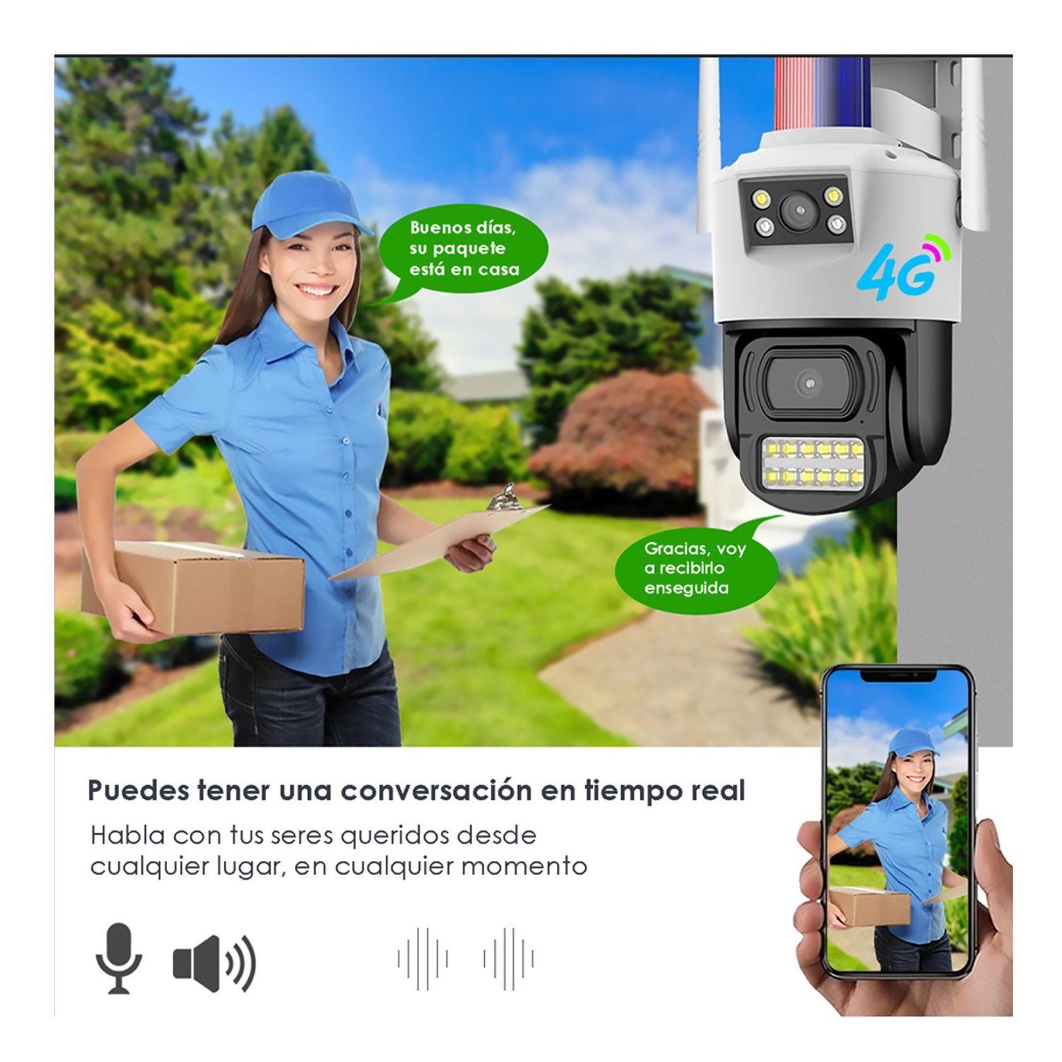 Cámara Seguridad Exterior IP 4G - IP14004G-5