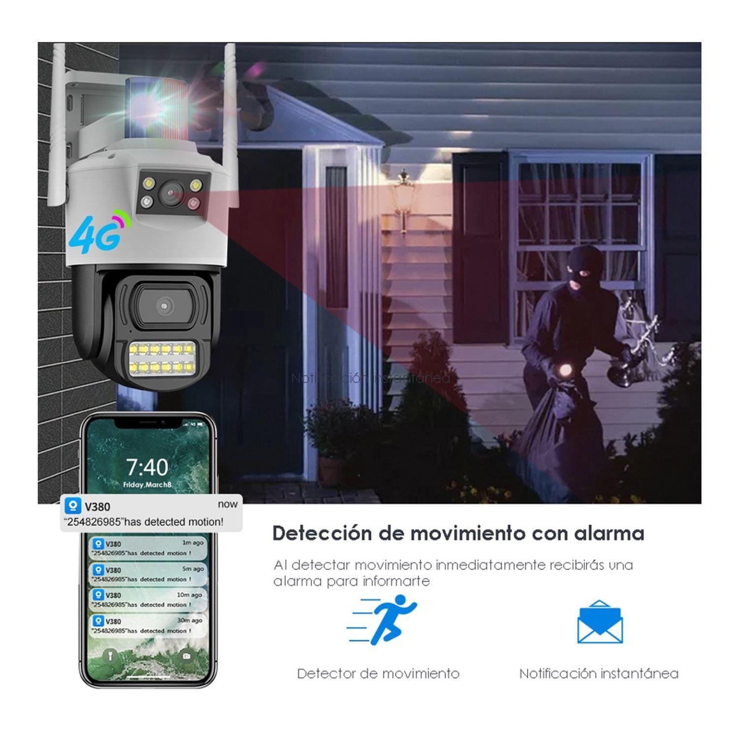 Cámara Seguridad Exterior IP 4G - IP14004G-7