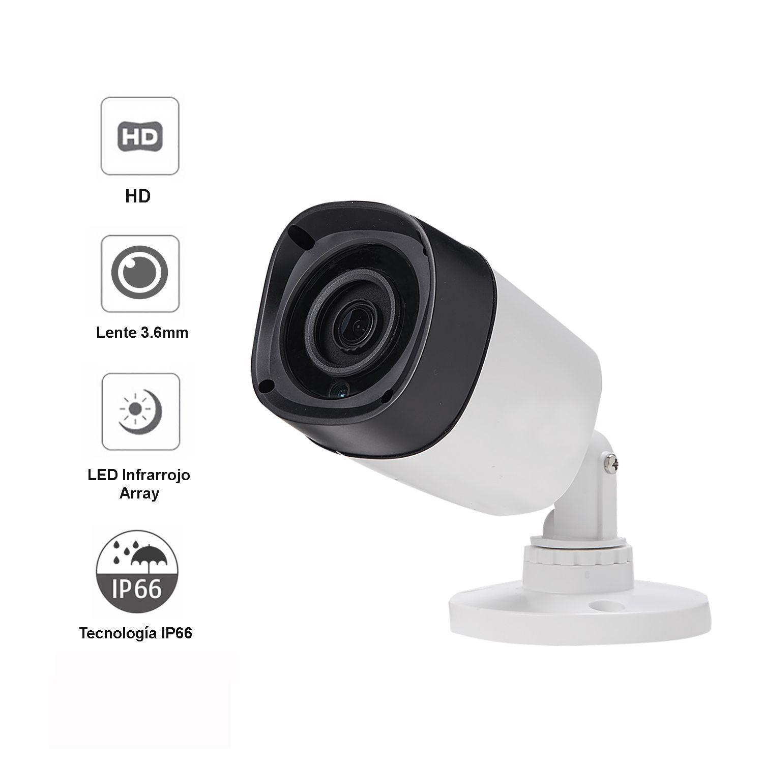 Kit 4 Cámaras de Seguridad Mixto HD 2MP - M43H-2