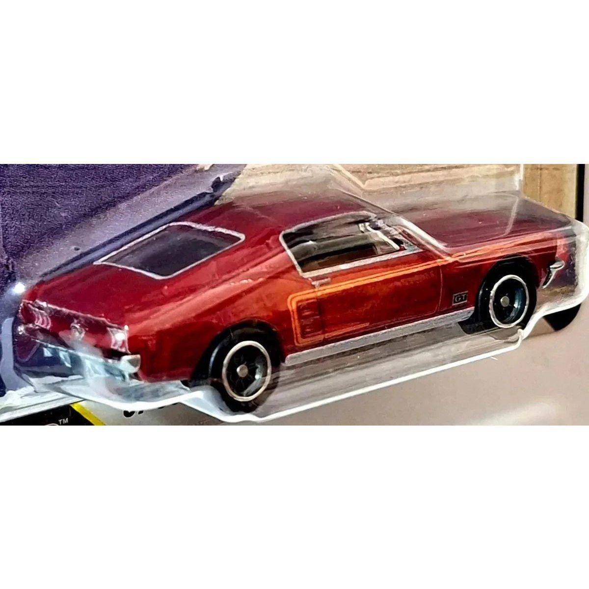 Hot Wheels Premium 67 Custom Mustang Boulevard #149 Bordó Rojo-6