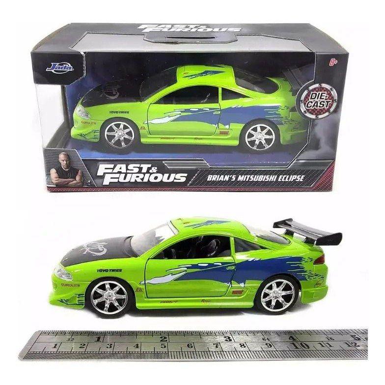 Brian´s Mitsubishi Eclipse Rápido Y Furioso 1:32 Jada Verde-0