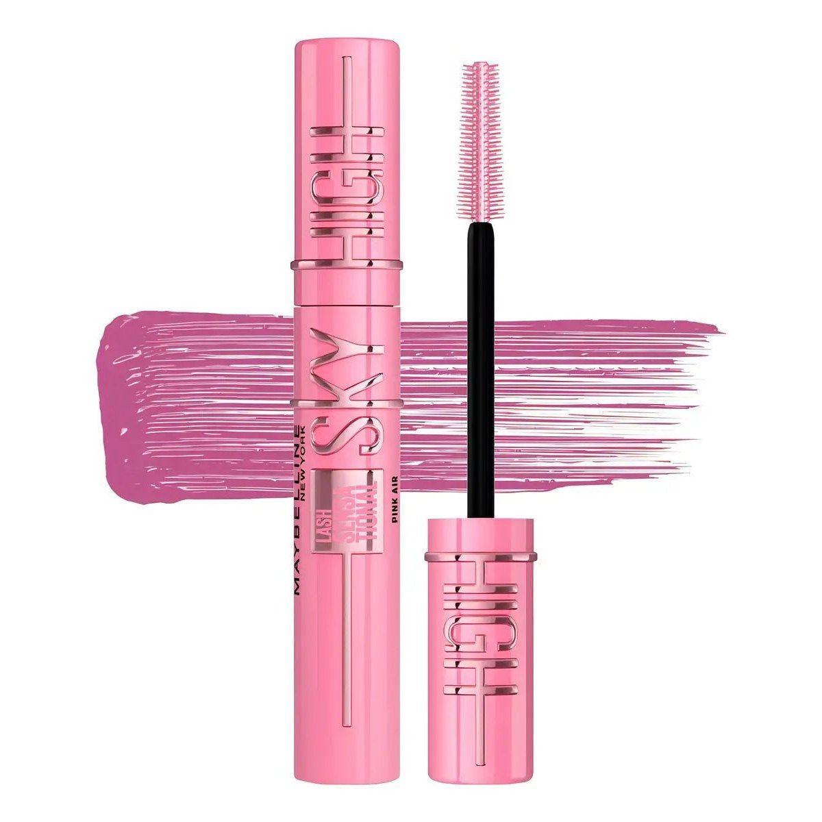 Mascara De Pestañas Lash Sensational Sky High Washable Color Rosa Maybelline Pink Air-2