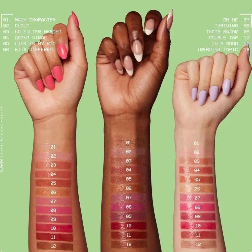 Labial Hidratante Main Character 2g Nyx Professional Makeup Brillo Labial Nyx Fat Oil-4