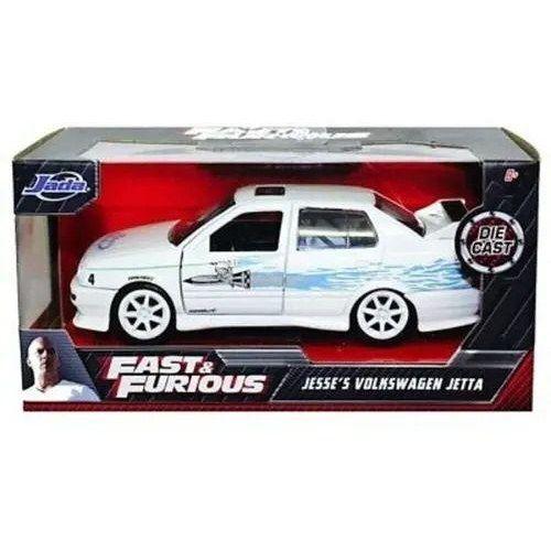 Auto Volkswagen Jetta De Jada A Escala 1:32 Para Colección De Rápidos Y Furiosos Blanco-0