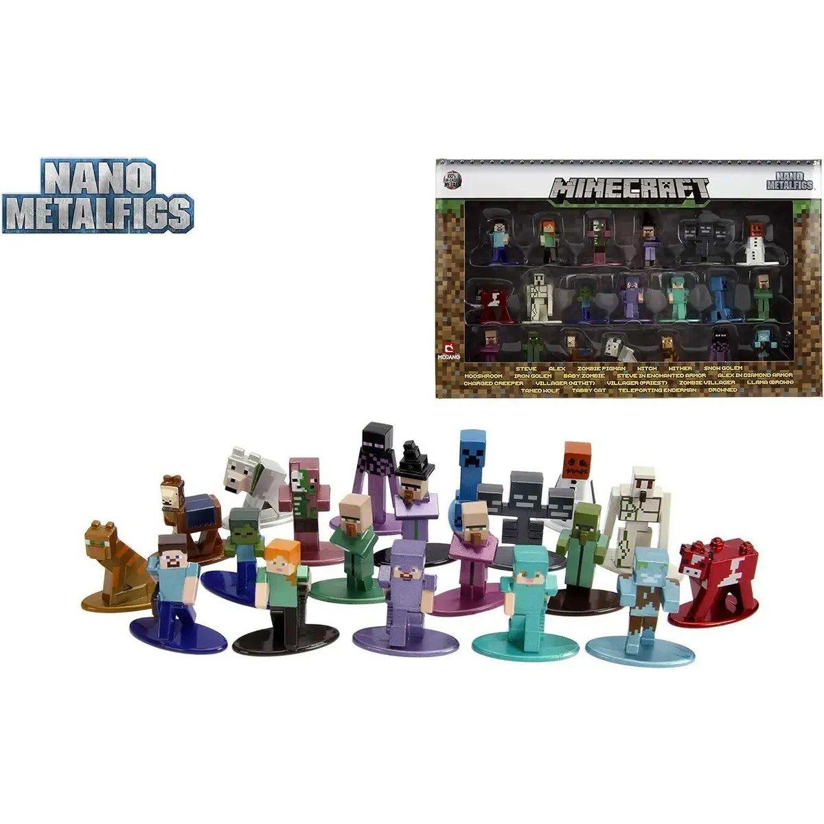 Mini Set 20 Figuras Minecraft 4 Cm Jada-2