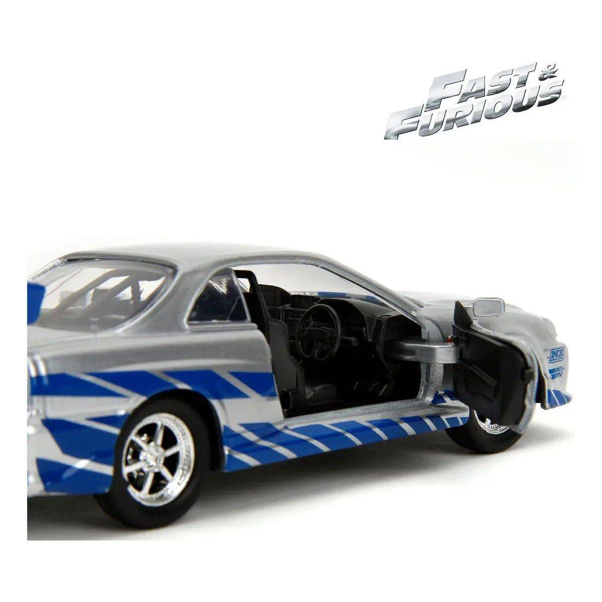 Auto De Colección Nissan Skyline Gt-r R34 De Rápido Y Furioso, Escala 1:32-6