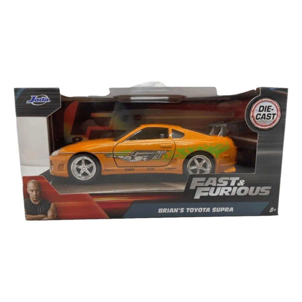 Toyota Supra Brian O Conner Rápido Y Furioso Jada 1:32 97345 Naranja-7