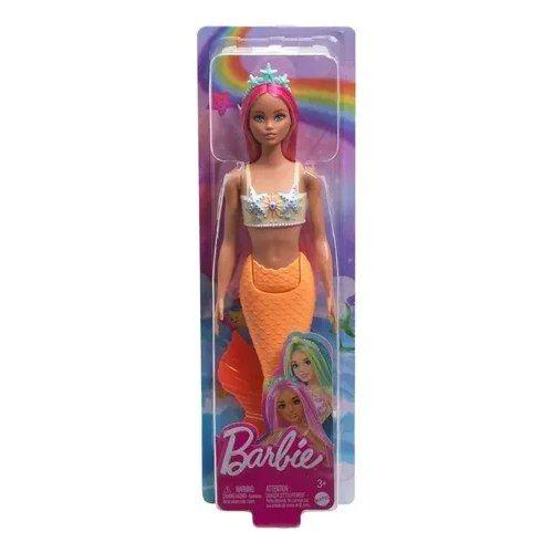 Barbie Fantasía Muñeca Sirena Cabello Morado-3