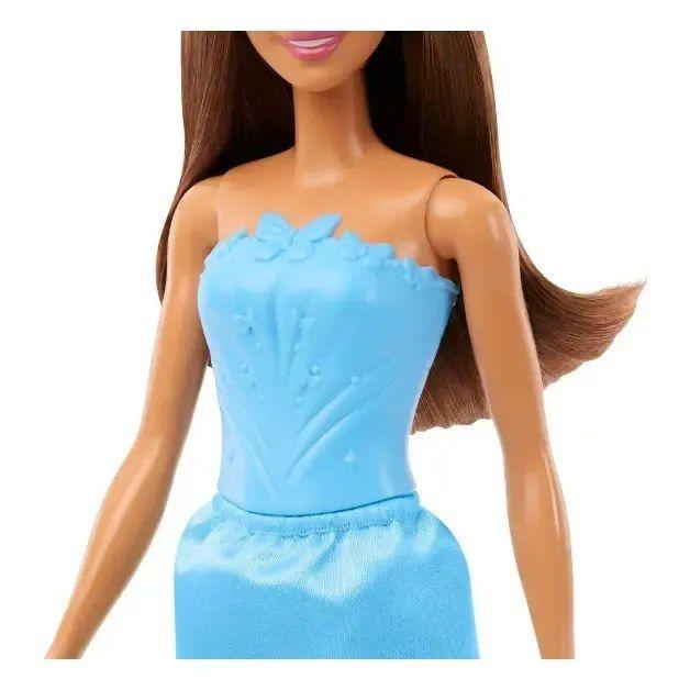Muñeca Barbie Princesa Vestido Azul con Diadema JDM70 Mattel-3