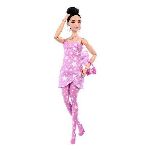 Barbie Muñeca Fashionista Deluxe Style Con Vestido Rosa-5