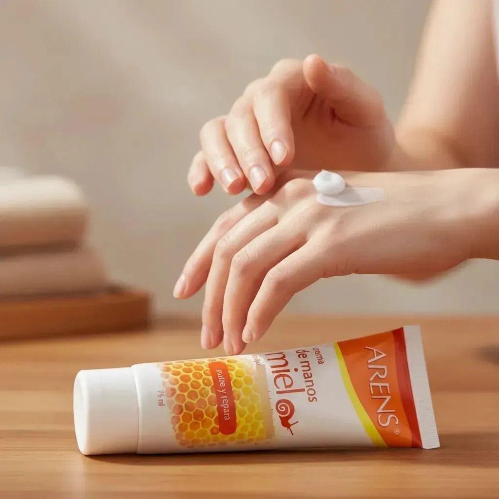 Crema De Manos Arens Miel Nutre Y Repara 75ml Miel-5