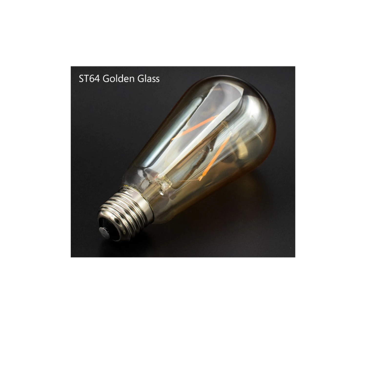 Ampolleta Vintage LED de filamento Edison ST64-2