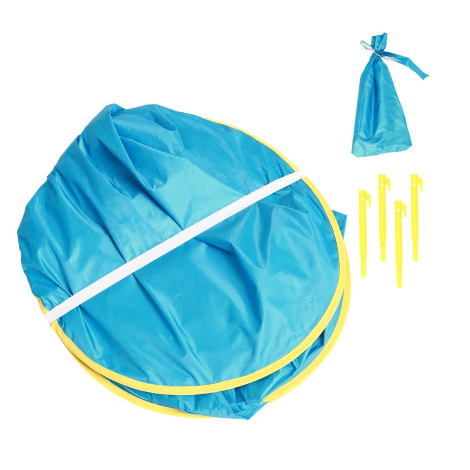 Carpa con piscina de exterior para bebe Azul-2