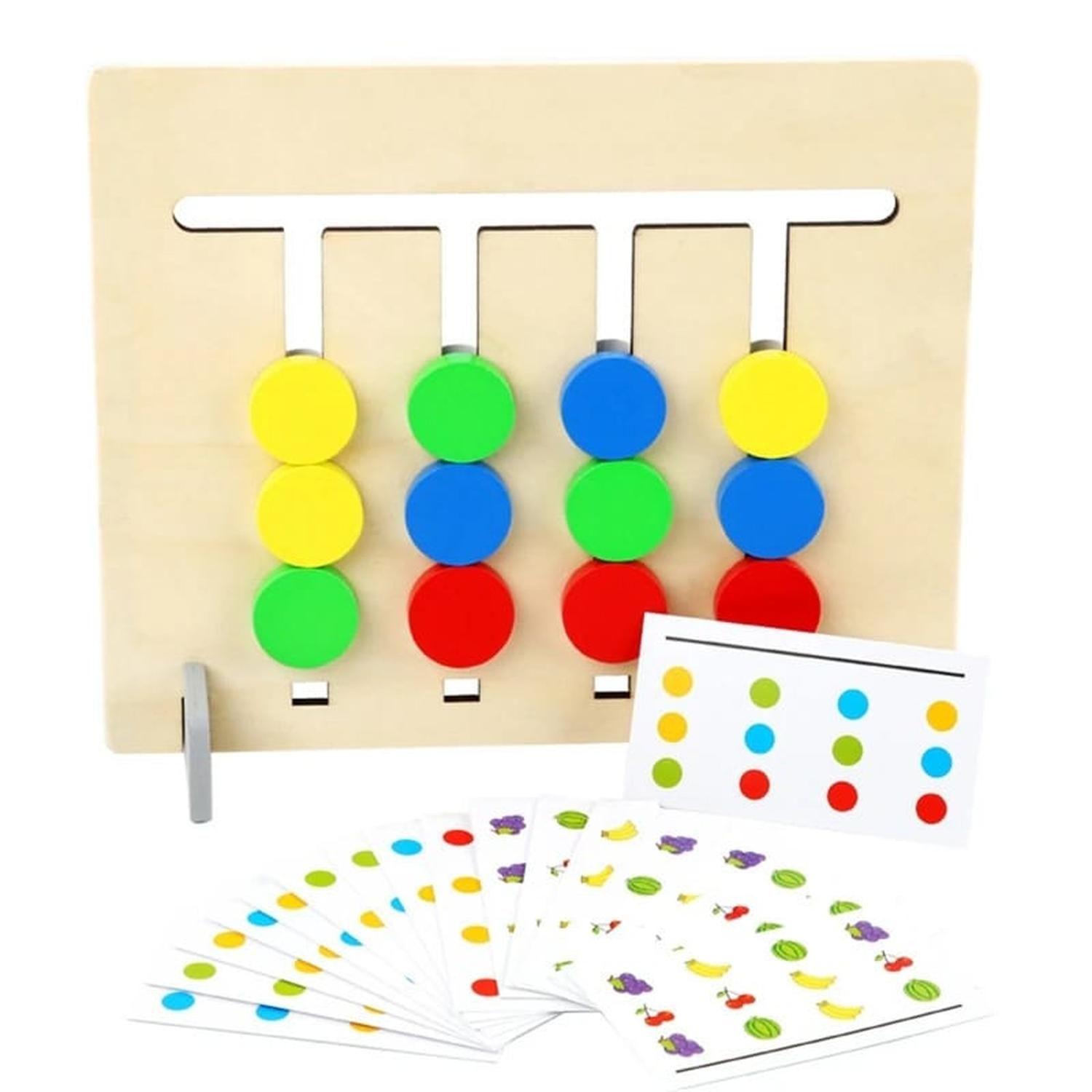 JUEGO DE PENSAMIENTO LOGICO COLORES MONTESSORI-0