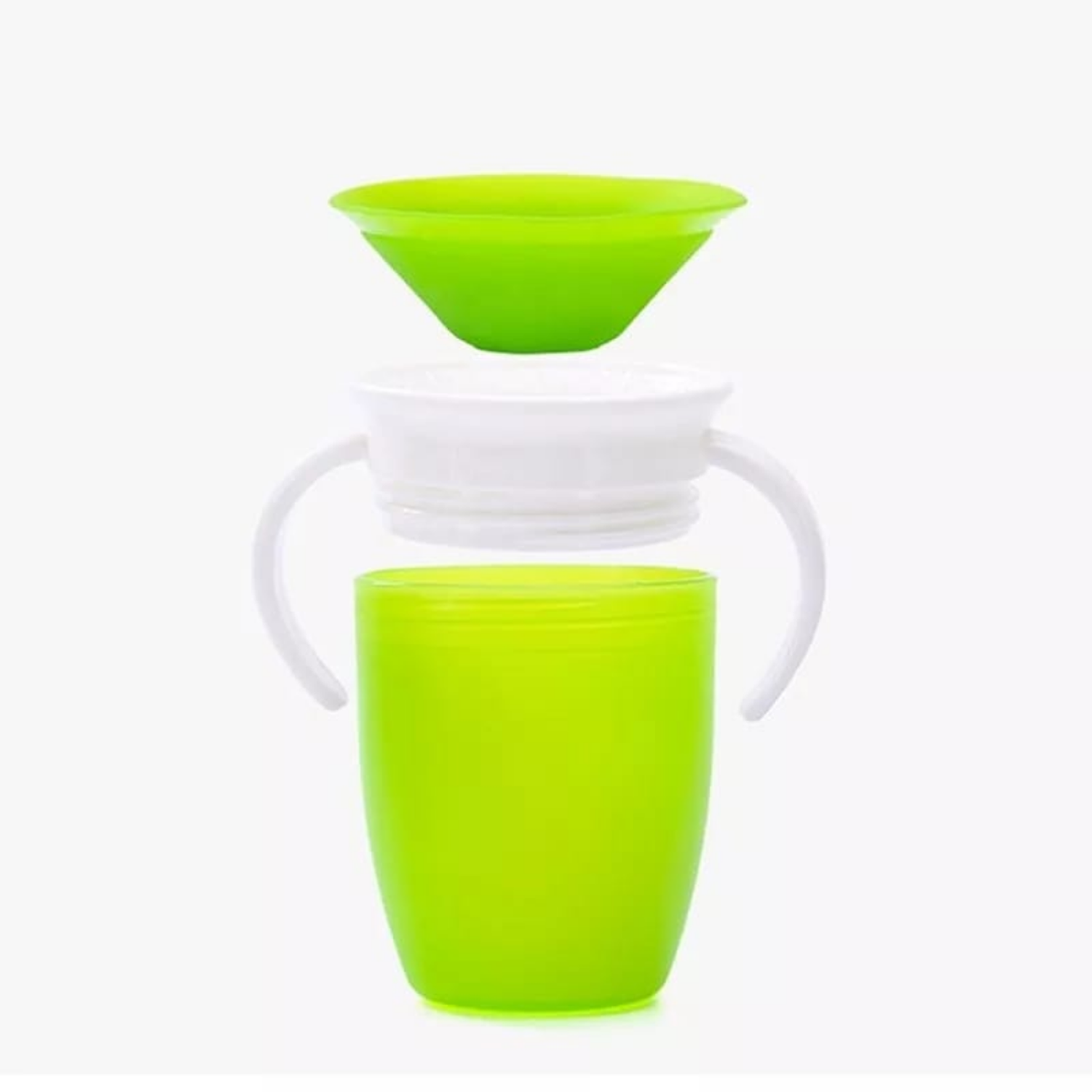 VASO ANTIDERRAME 360 CON ASAS 270ML VERDE-2
