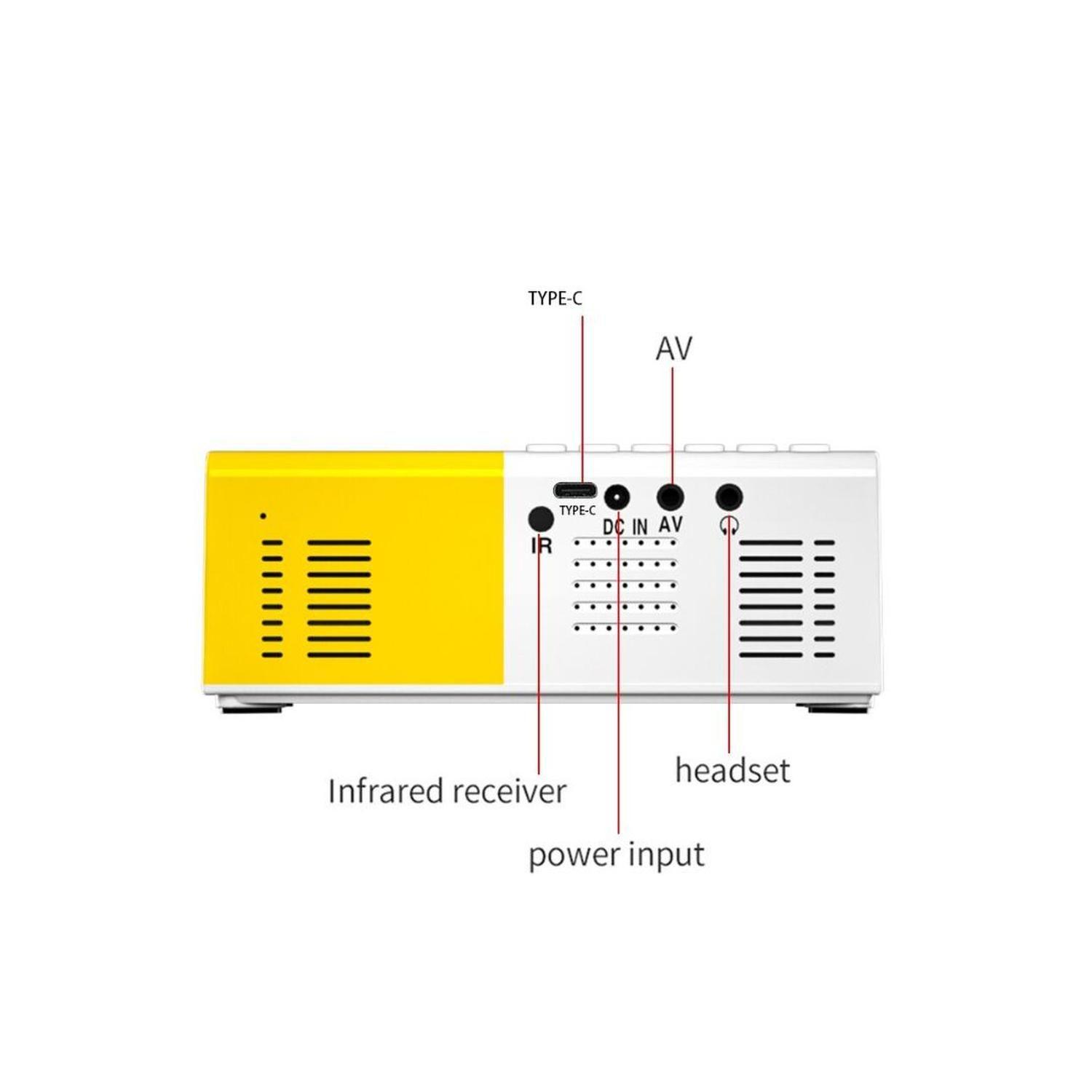 MINI PROYECTOR LED YG-300 PRO PORTATIL-1