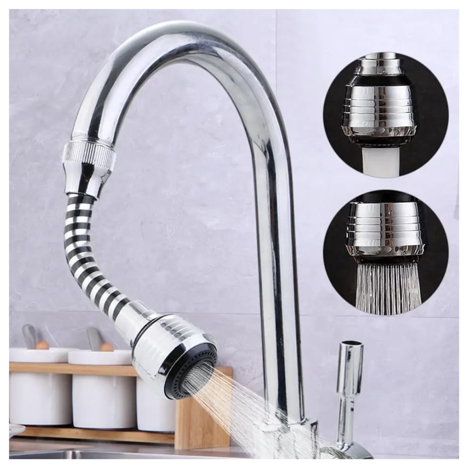 EXTENSOR AHORRADOR DE AGUA GIRATORIO 360-3