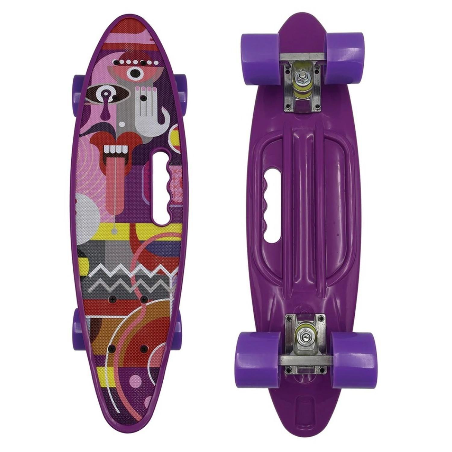 PATINETA TABLA DE SKATE PENNY MORADA-0