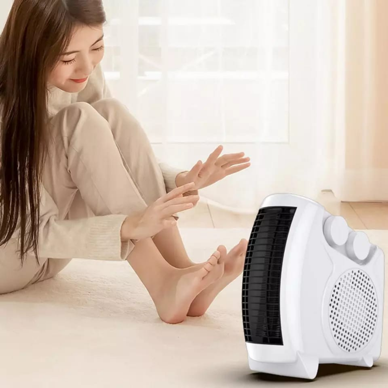 ESTUFA CALEFACTOR TERMOVENTILADOR SILENCIOSO 2000W-0