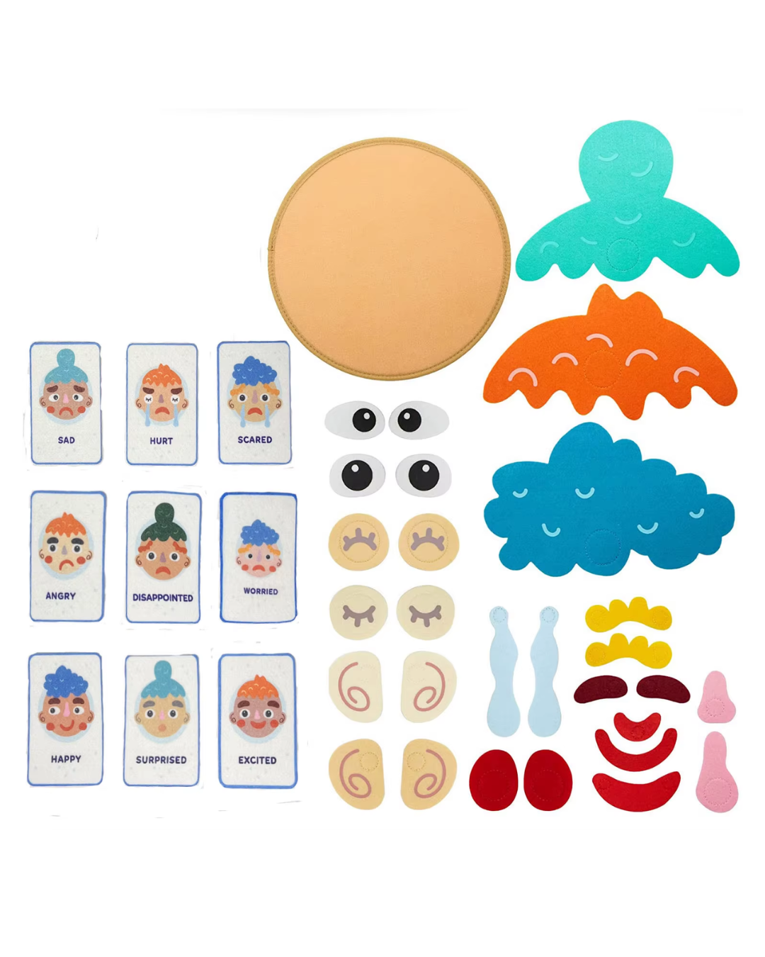 JUEGO DIDACTICO DE EXPRESIONES FACIALES MONTESSORI-0