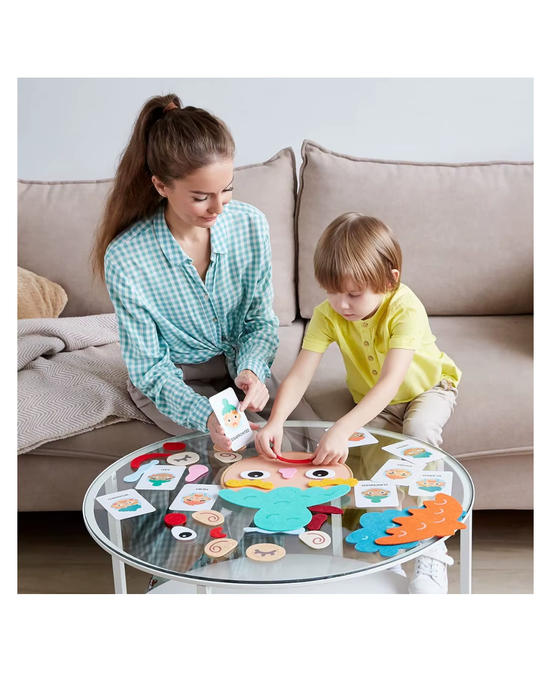 JUEGO DIDACTICO DE EXPRESIONES FACIALES MONTESSORI-2