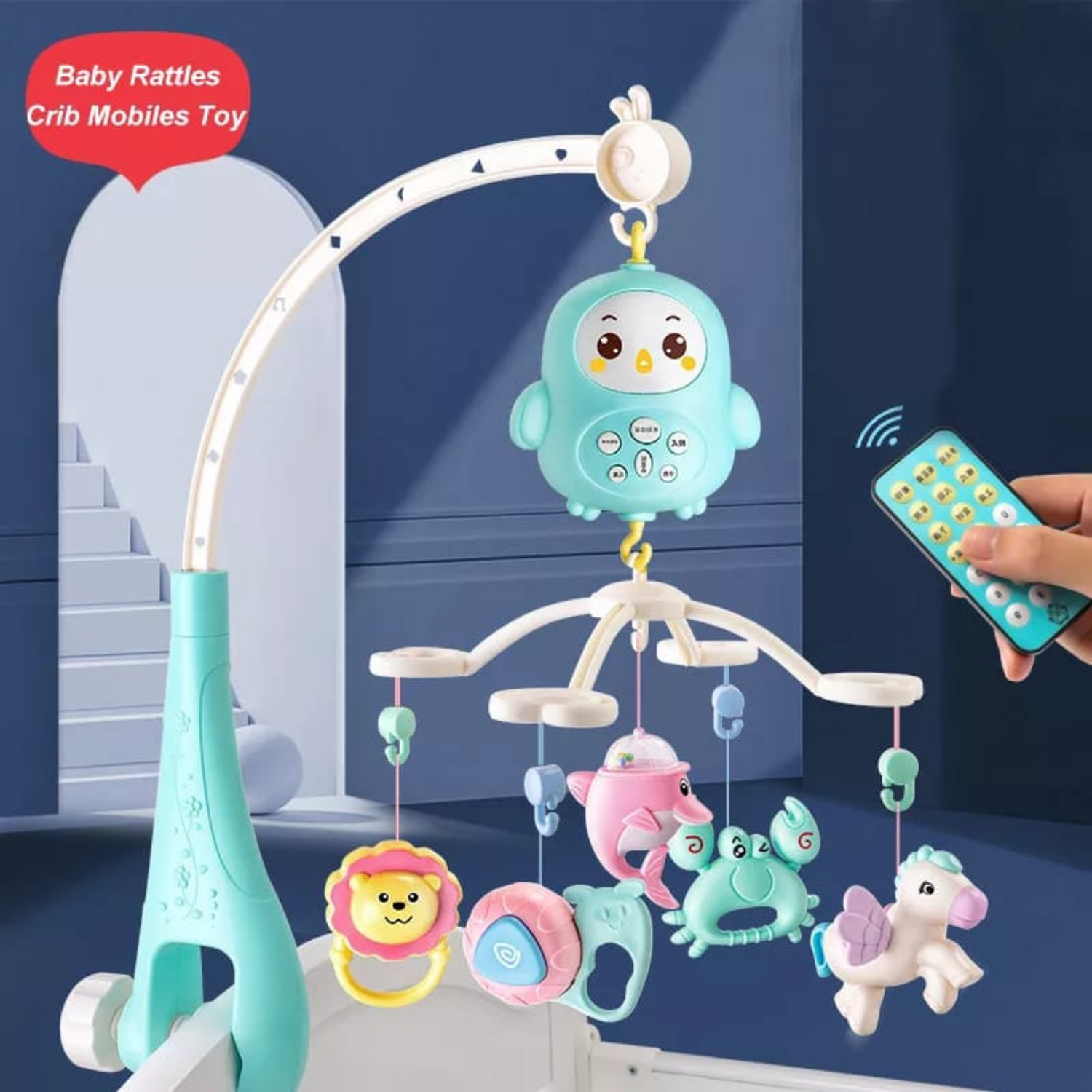 MOVIL MUSICAL PARA BEBE CON CONTROL-3