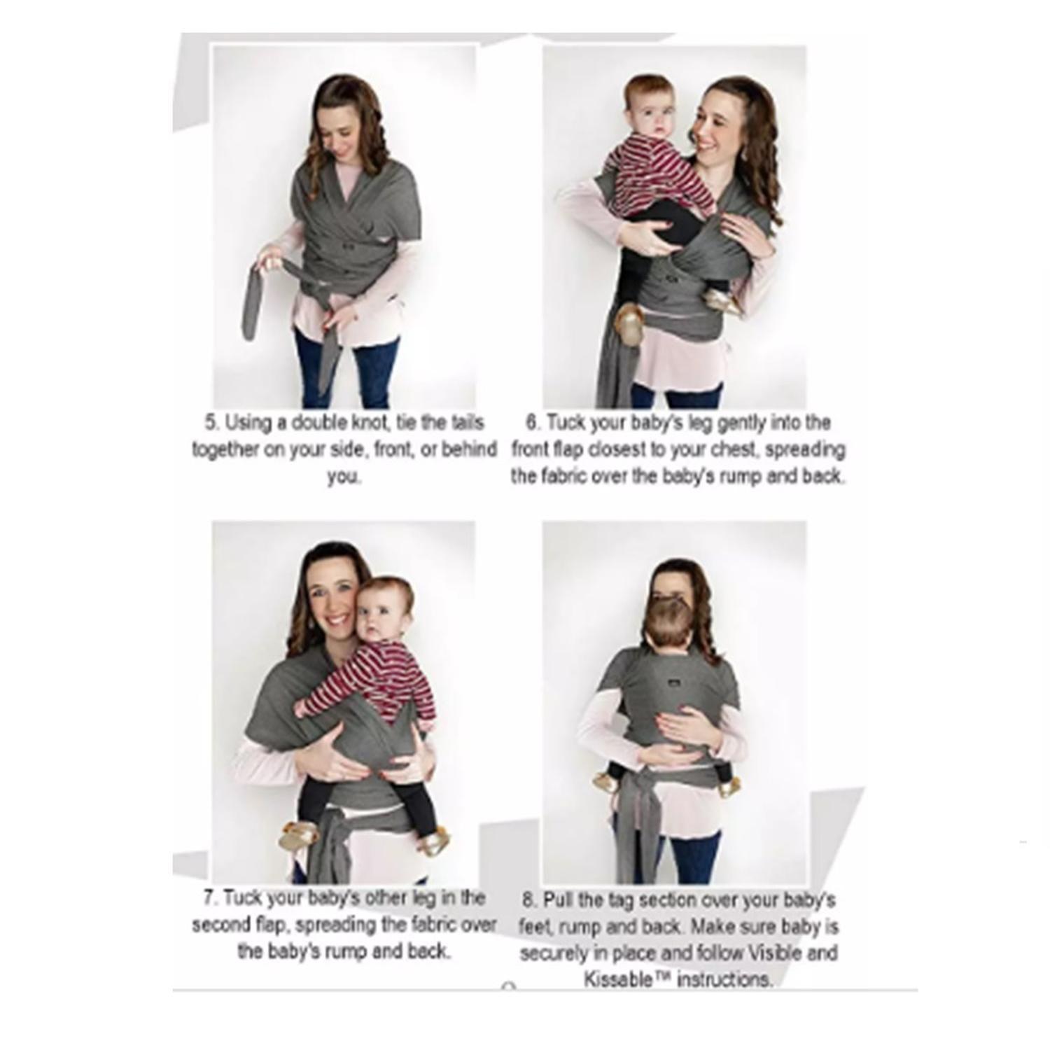 Fular Semielastico Portabebe Fucsia-2