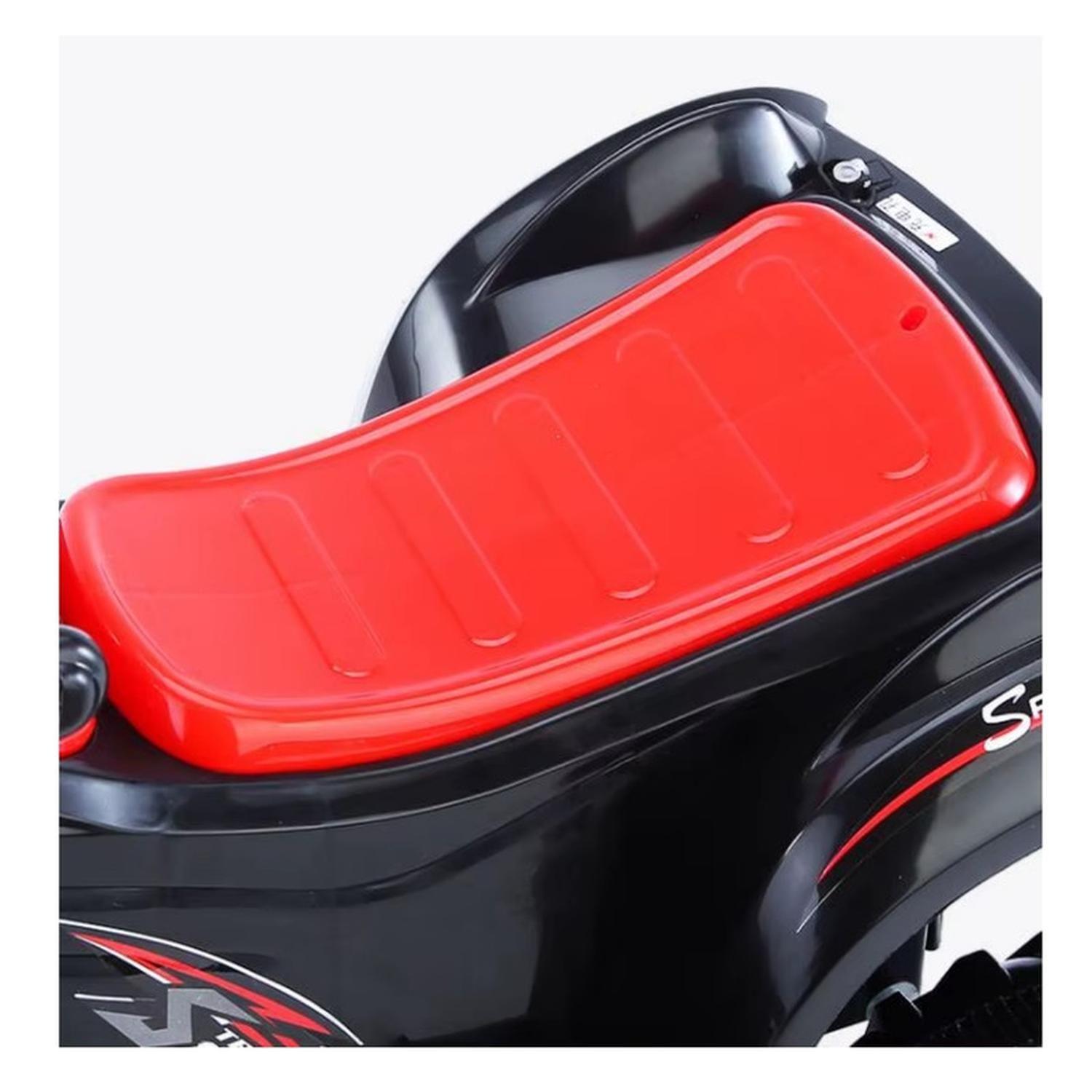Moto Electrica Bateria Auto Niño Luz Y Sonido D68 Roja-7