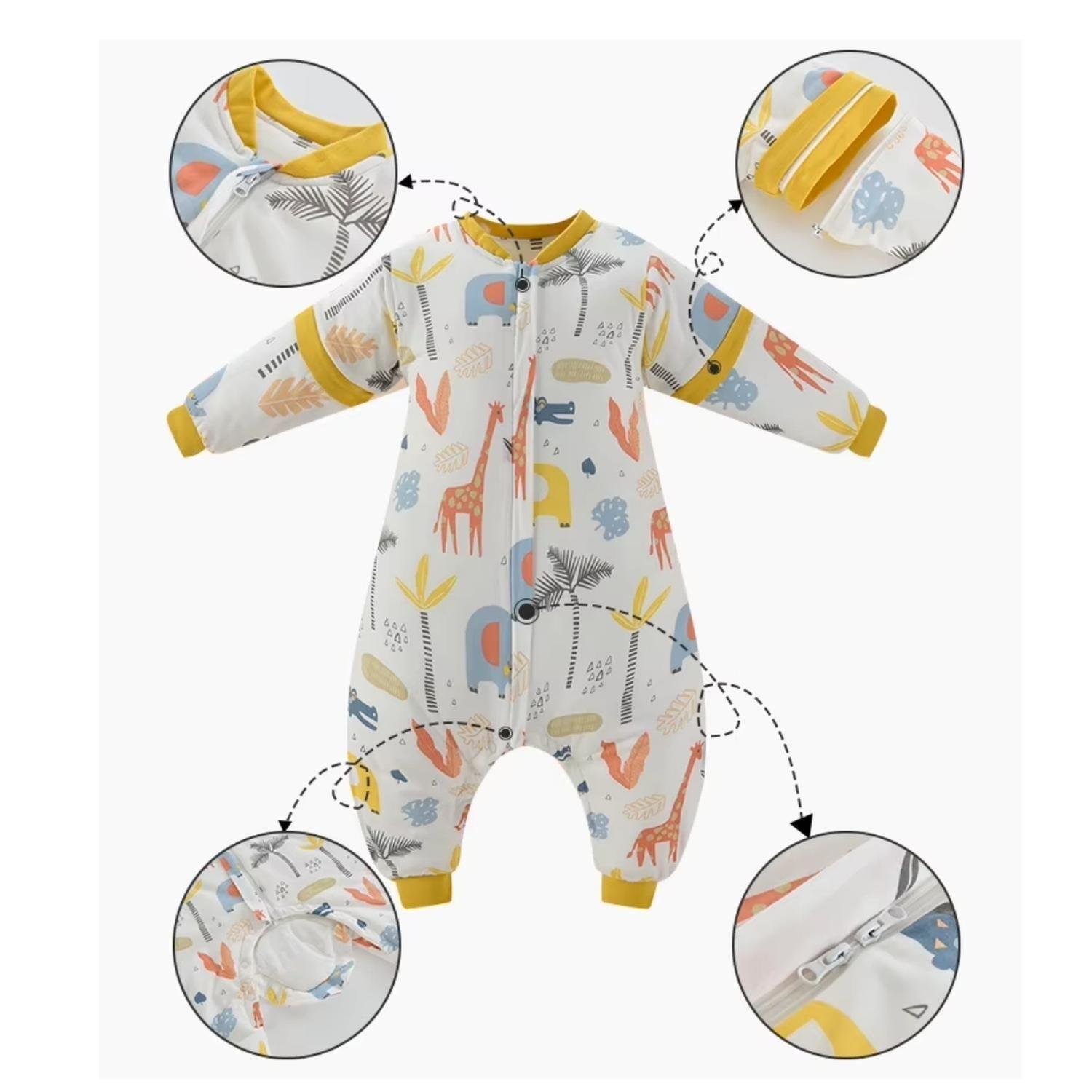 Saquito De Dormir Bebe Con Piecitos Tog 1,5 Island Deluxe-4