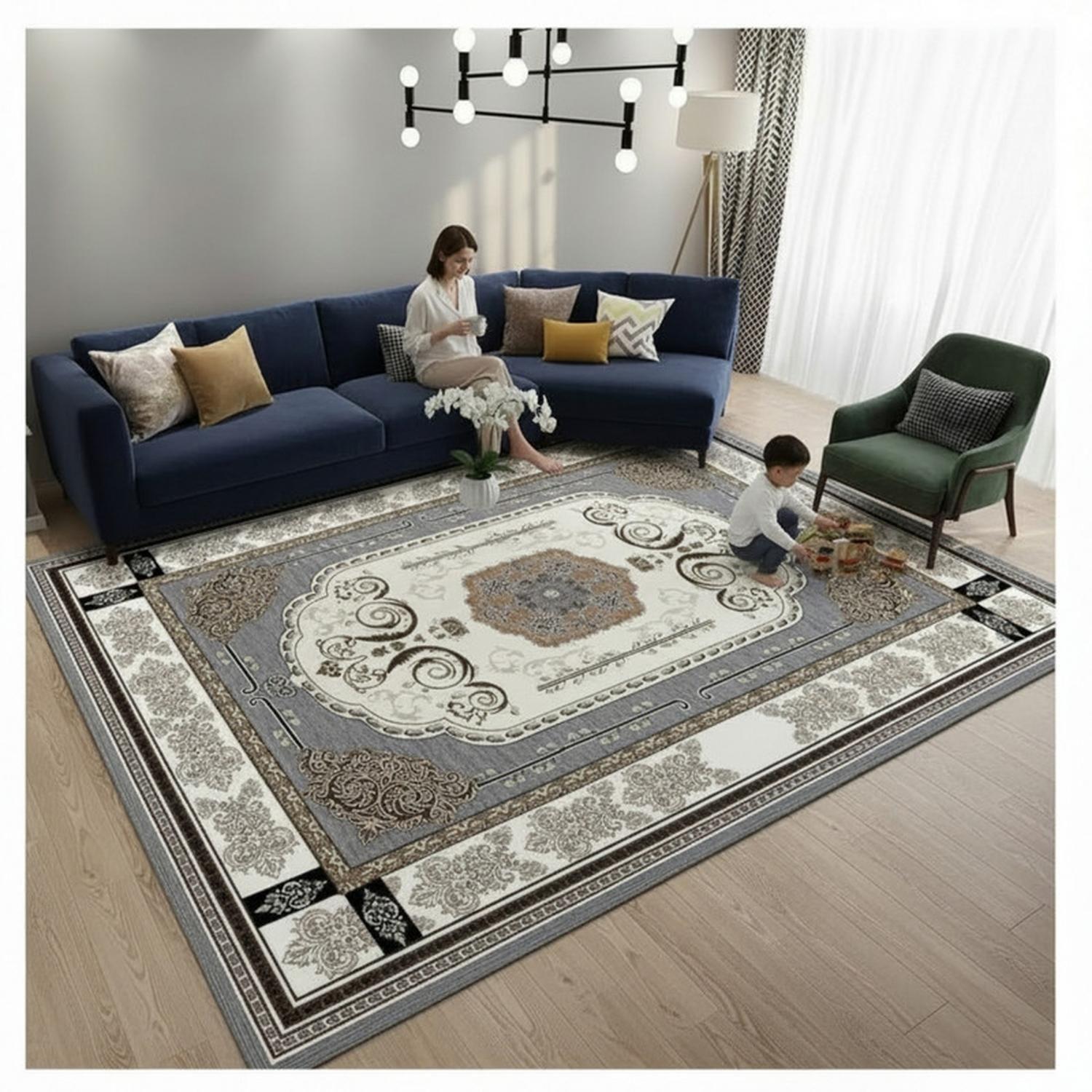 Alfombra Living Sala Estar Grande 150x200 cm Canakkale-2