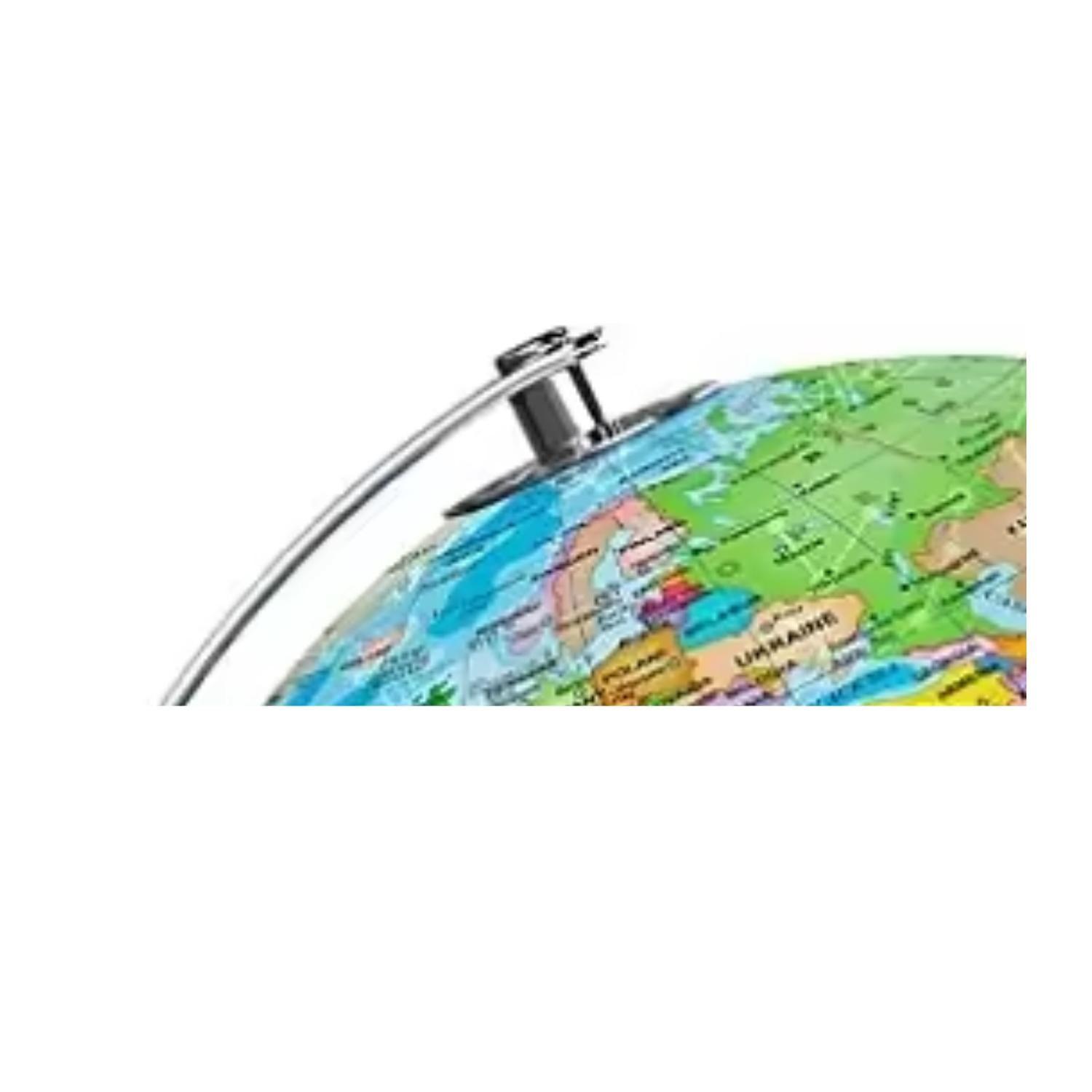 Lámpara Globo Terráqueo Político Esp. Soporte Metálico 32cm-1