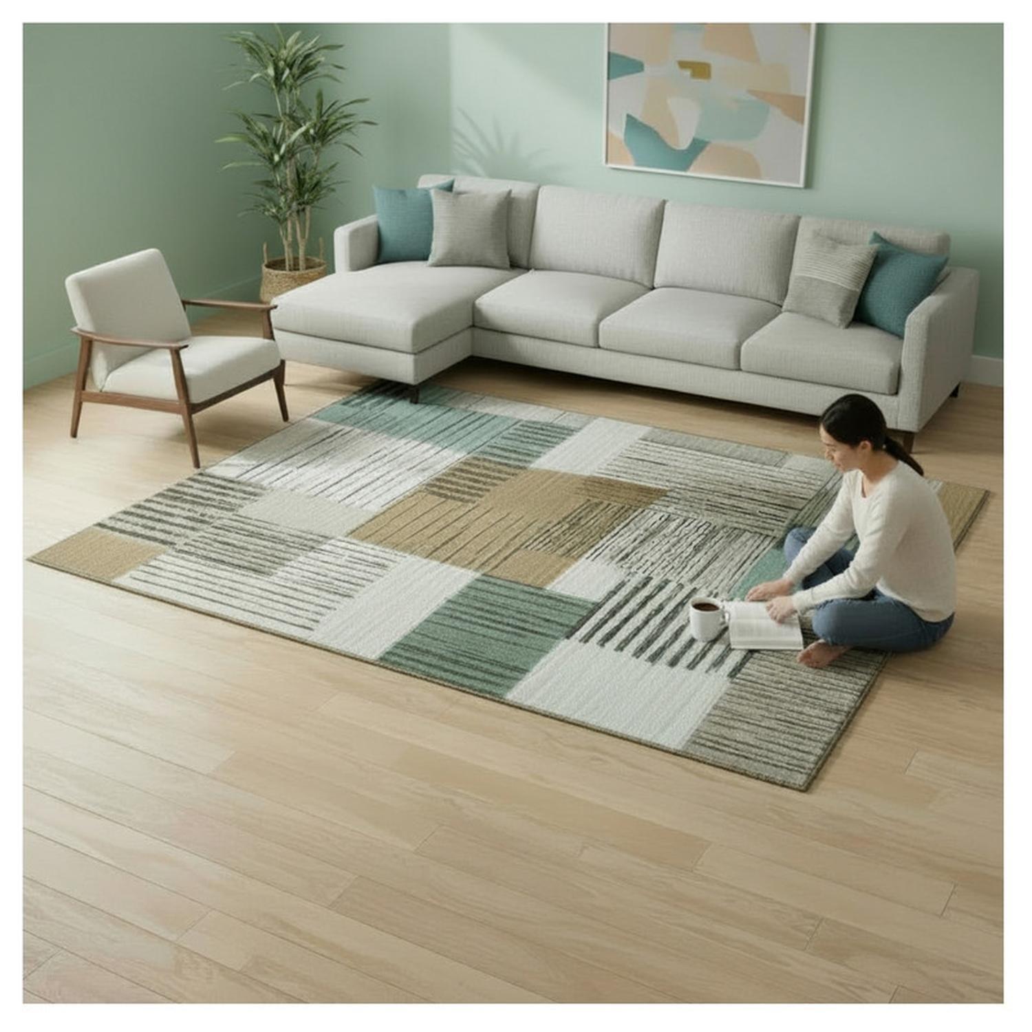 Alfombra Living Sala Estar 120x160 cm Murano-2