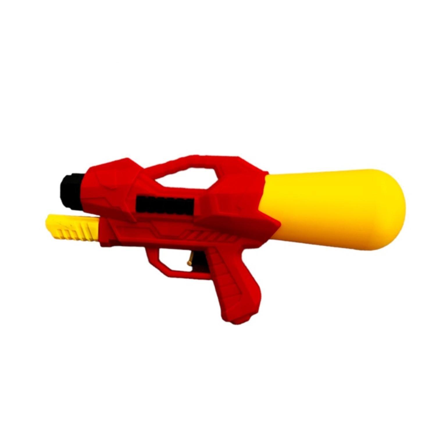 Pistola De Agua Bazooka Recargable Pluton Roja-0